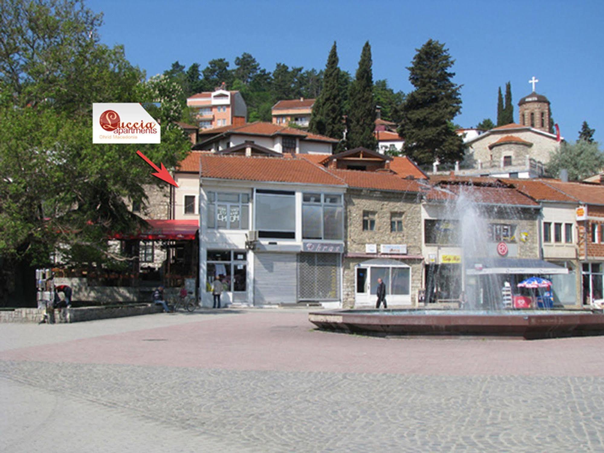 Luccia Apartments - Ohrid City Centre ภายนอก รูปภาพ